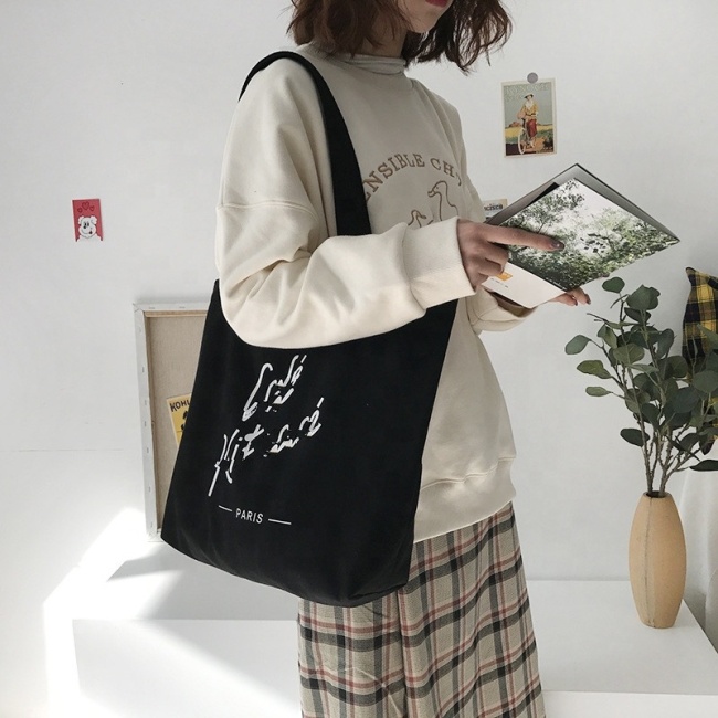 Customise Fashion Recyclable Shopping Cotton Bag Tote Bag Cotton Custom Printed Canvas Bag Tote