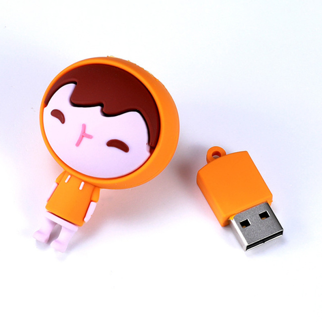 Személyre szabott egyedi tervezés az Ön 3d alakzata logója Pvc Cartoon 8gb 32gb 64gb Pendrive Memory Stick Egyedi USB flash meghajtó