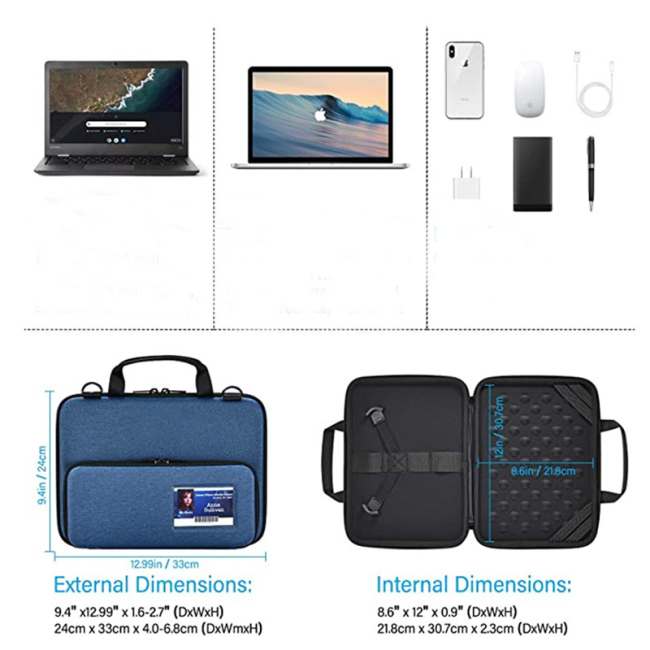 Bolsa para laptop Material EVA Bolsa para armazenamento de laptop