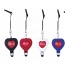 Mini lápiz óptico de regalo de boda con forma de corazón de diseño con cuerda para herramienta de niña