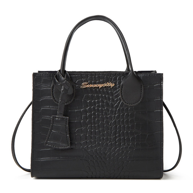 2022 новый стиль летняя и осенняя сумка новая женская крокодиловая платиновая портативная сумка с нулевым кошельком персонализированная металлическая сумка с логотипом