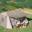 Hot Sale Outdoor glamping camping two bedroom one living room travel family tent  automatical