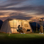 Hot Ale Kültéri glamping kemping két hálószobás egy nappalis utazási családi sátor automata