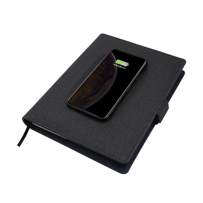 Power Bank Wireless Charger Planner Notebook Built-in Usb Corporate Promotional Gift Items Stationary Gift Set