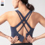 High Quality Designer Custom Nylon Spandex Fitness Yoga Wear Gym Workout Adjustable Strap Sports Bra For Women