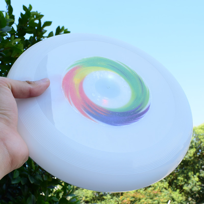 Летающий диск для спорта на открытом воздухе, 175 г, идеальный фрисби-диск для гольфа со светодиодной подсветкой