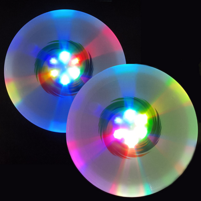 Летающий диск для спорта на открытом воздухе, 175 г, идеальный фрисби-диск для гольфа со светодиодной подсветкой