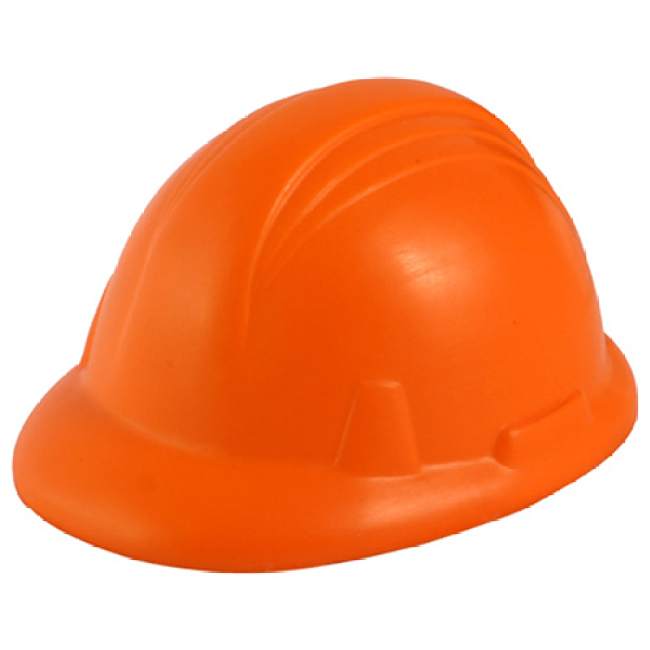 Bolas antiestresse PU com formato de capacete impresso personalizado com logotipo