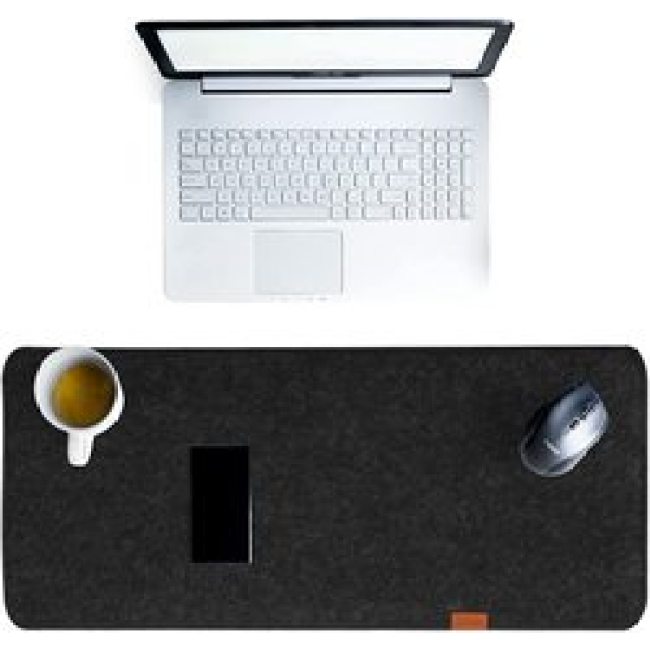 Очень большой серый офисный протектор Клавиатура Коврик для мыши Ноутбук Войлочный коврик для стола
