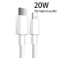 20w Pd Cables Fast Charging 20w Usb High Speed Type C To Ligh-ting Charging Data Cable 12w For Phone Usb-c Cables