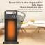 Portable 1500W/2000W Space Fast Heat Remote Control Touch Panel Silent PTC Electric Fan Heater