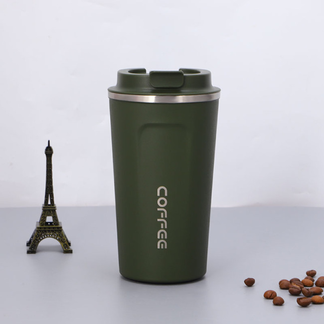 Kiváló minőségű vákuum szigetelt csésze duplafalú kávépohár To Go Újrafelhasználható rozsdamentes acél kávésbögrék
