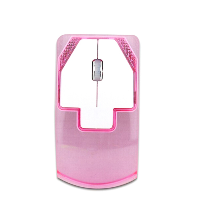 Прозрачная оптическая мышь, модная креативная красочная светящаяся USB беспроводная мышь, компьютерные аксессуары
