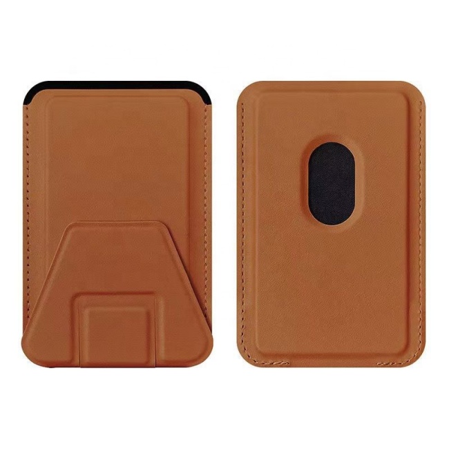 Porta-cartões magnético preto com suporte para telefone 12 13 14 logotipo personalizado porta-cartões magnéticos carteira magsafe com suporte