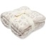 Cobertores de lã de malha leopardo baratos prontos para venda, sofá-cama para o inverno