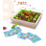 Montessori Colorful Radish Puzzle Toy Durable Educational Vegetable Carrot Memory Training Toys for Children Gifts