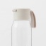 Plastic simple design BPA free water bottle with silicone strap, 550ml sport drinking water tritan bottle