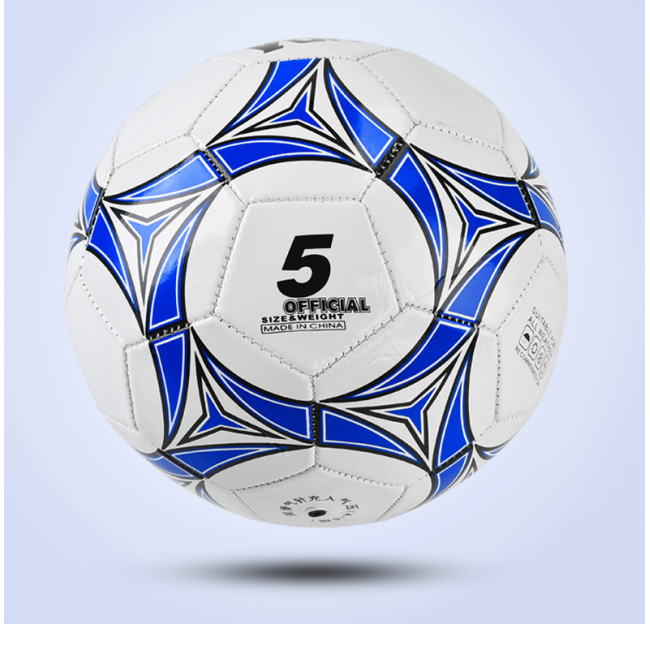Пользовательский логотип размер 5 хорошего качества спортивный футбольный мяч
