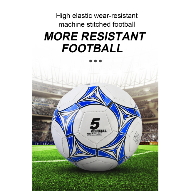 Пользовательский логотип размер 5 хорошего качества спортивный футбольный мяч