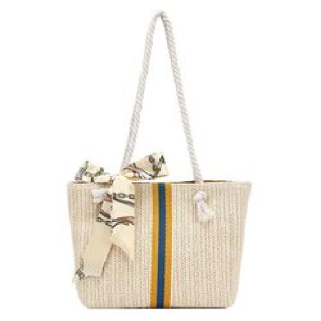 New Style Straw Women Summer Beach Bag Fashion Shoulder Tote Bags Ladies Handbag Leisure Vacation Travel Bag