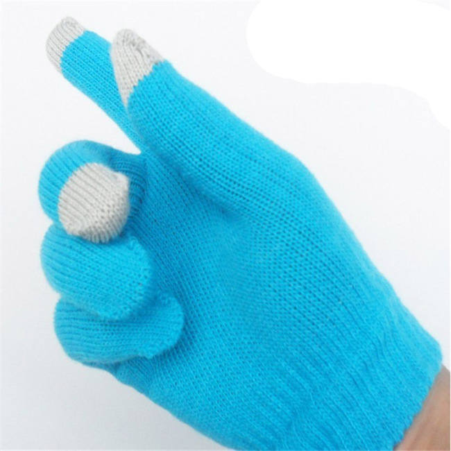 Дешевые Custom Logo Magic Knit Зимние перчатки Унисекс Взрослые Суперчувствительные перчатки с сенсорным экраном для смартфонов