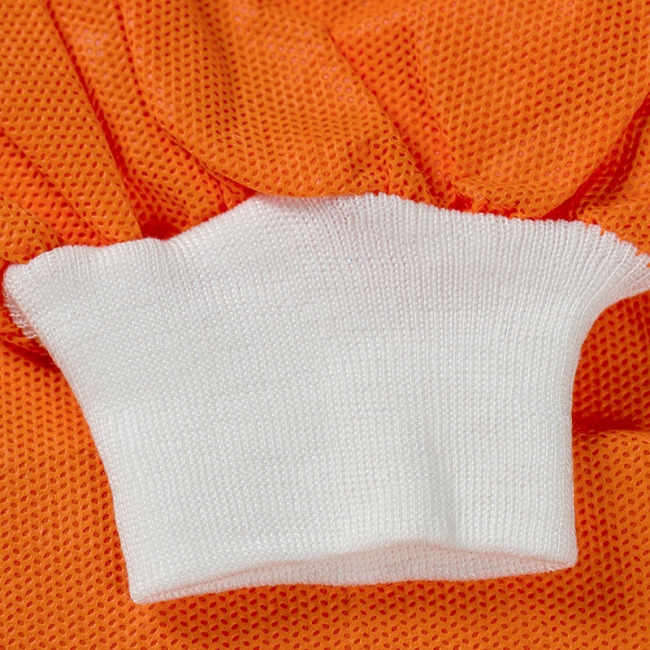 TYPE5/6 Оранжевый цвет SMS пыленепроницаемый химический костюм ОДНОРАЗОВЫЙ SMS COVERALL защитная форма для АСБЕСТА