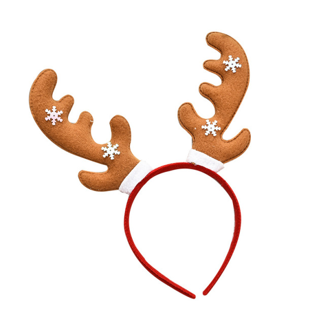 Santa Elk fejpánt karácsonyi navidad&2021 dekorációs hóember dísz fejpánt Boldog karácsonyt