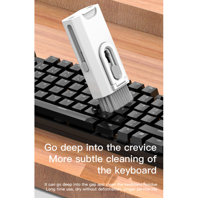 Kit de cepillo limpiador de pantalla táctil 8 en 1 para auriculares, teclado, Airpods, herramientas de limpieza esenciales