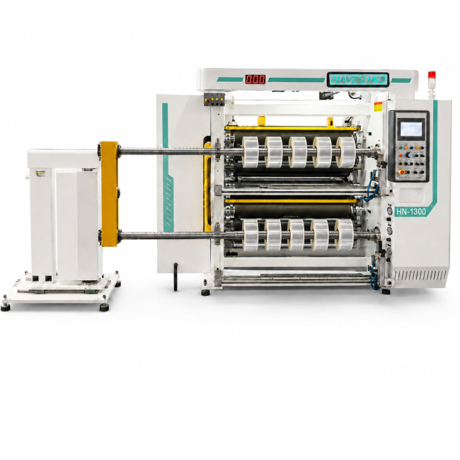 Multi-Material Slitter Rewinder For Film, Laminates, Paper, Foil and Label Materials Multi-Material Slitter Rewinder For Film, Laminates, Paper, Foil and Label Materials