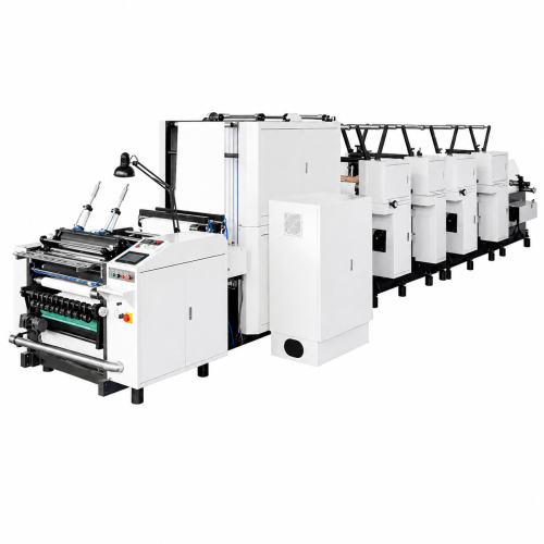 CP-S900C 1C/2C/4C Inline Flexo Printing Thermal Paper Slitting Machine 1 Color 2 Colors 3 Colors 4 Colors