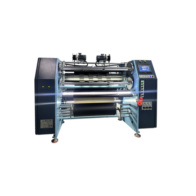 TRS1300 Universal Slitter Rewinder for TTR, Film, and Non-Woven Fabrics TRS1300 Universal Slitter Rewinder for TTR, Film, and Non-Woven Fabrics