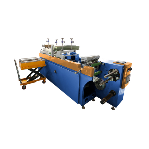 LR330-570 SD Automatic Digital Small Label Rotary Die Cutting Slitting Rewinder Vinyl Sticker Blank Label Die Cutting Machine
