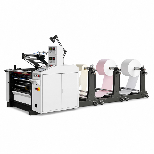 CP-S650C 2L Thermal Paper Slitter Rewinder for Two-Layer Rolls