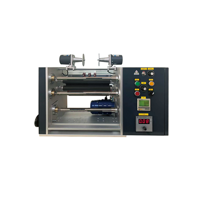 TRS350 Mini Thermal Transfer Ribbon TTR Slitter Rewinder TRS350 Mini Thermal Transfer Ribbon TTR Slitter Rewinder
