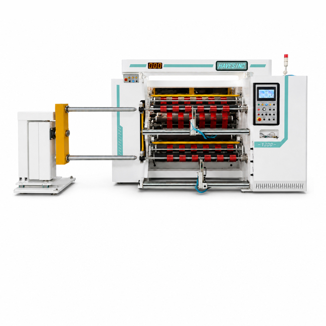 HN1300 HSF PLUS Slitting Machine Hot Stamping Foil Slitting Rewinding HN1300 HSF PLUS Slitting Machine Hot Stamping Foil Slitting Rewinding