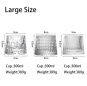Glass cup Flat bottom rotating cup Glass cup Flat bottom rotating cup