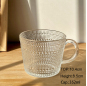 Glass with handle cup Glass with handle cup