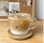 Glass with handle cup Glass with handle cup