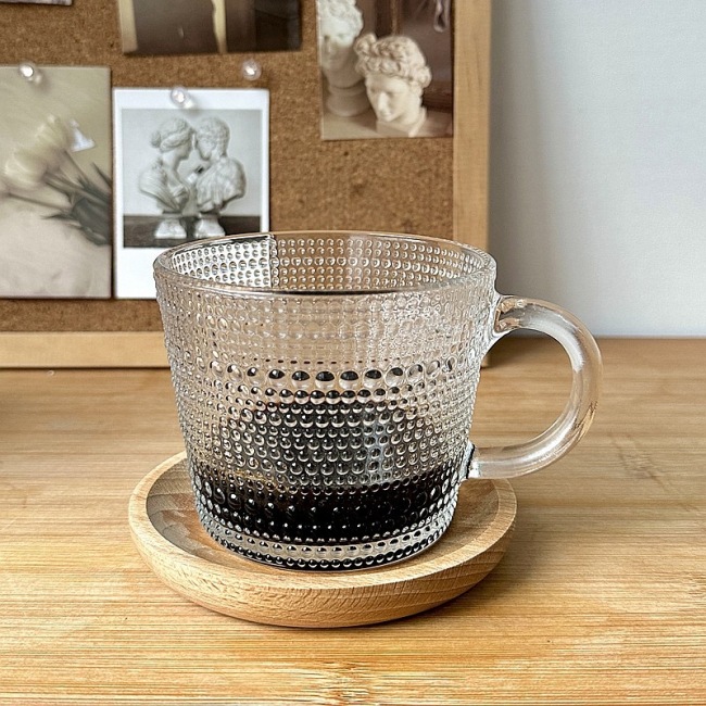 Glass with handle cup Glass with handle cup