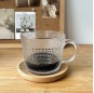 Glass with handle cup Glass with handle cup
