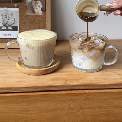 Glass with handle cup 