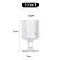  Sunflower embossed glass,juice glass