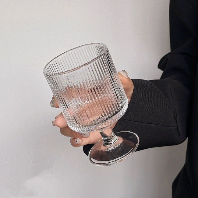  Sunflower embossed glass,juice glass
