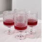  Sunflower embossed glass,juice glass