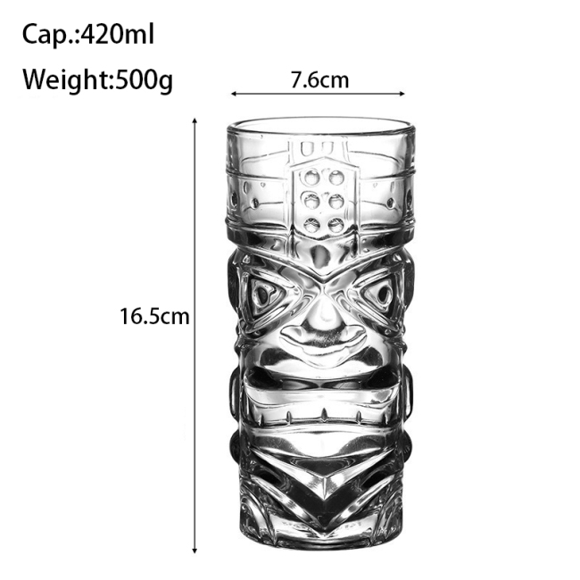 Ghost face wine glass Ghost face wine glass