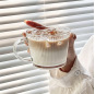 Transparent glass with handle Transparent glass with handle
