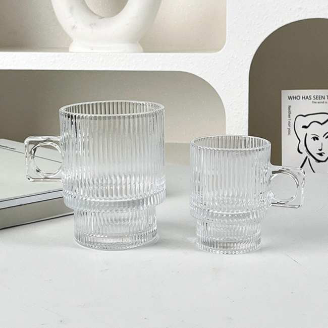 Glass with handle Water cup Glass with handle Water cup