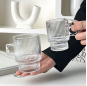 Glass with handle Water cup Glass with handle Water cup