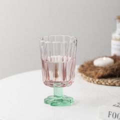 Color glass cups