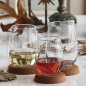  Egg cup legless red wine cup